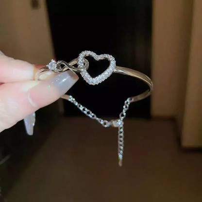 Mom and Daughter - Infinity Heart Bracelet