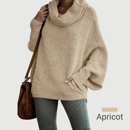 Cozy Cowl Neck Sweater with Pockets