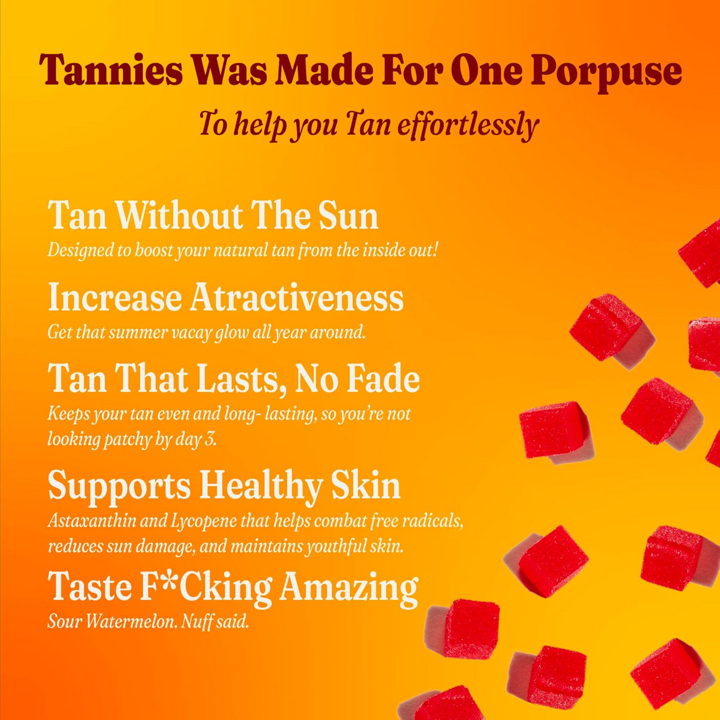 Tannies - Natural Tanning Gummies