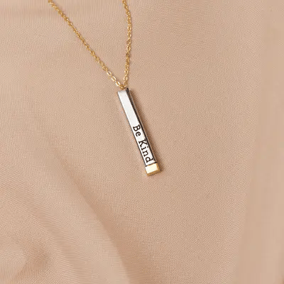 Be Kind...of a bi♡ch - Hidden Message Necklace